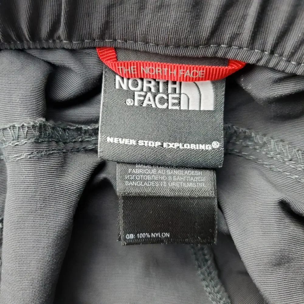The North Face Men's Black Convertible Hiking Pants Shorts Size XL Outdoor Belt